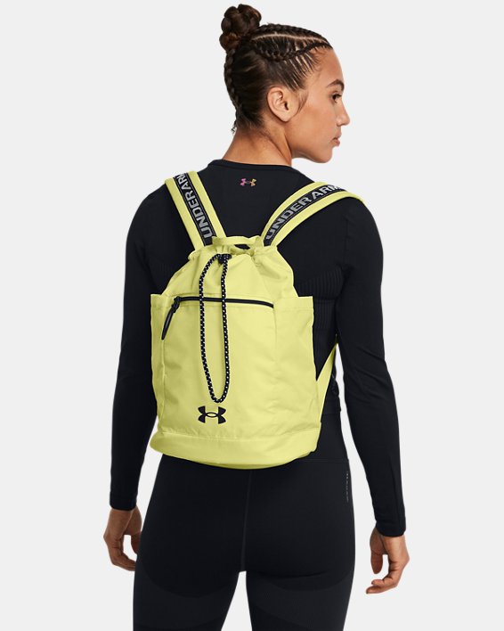 กระเป๋าบักเก็ต UA SportStyle สำหรับผู้หญิง in Yellow image number 5